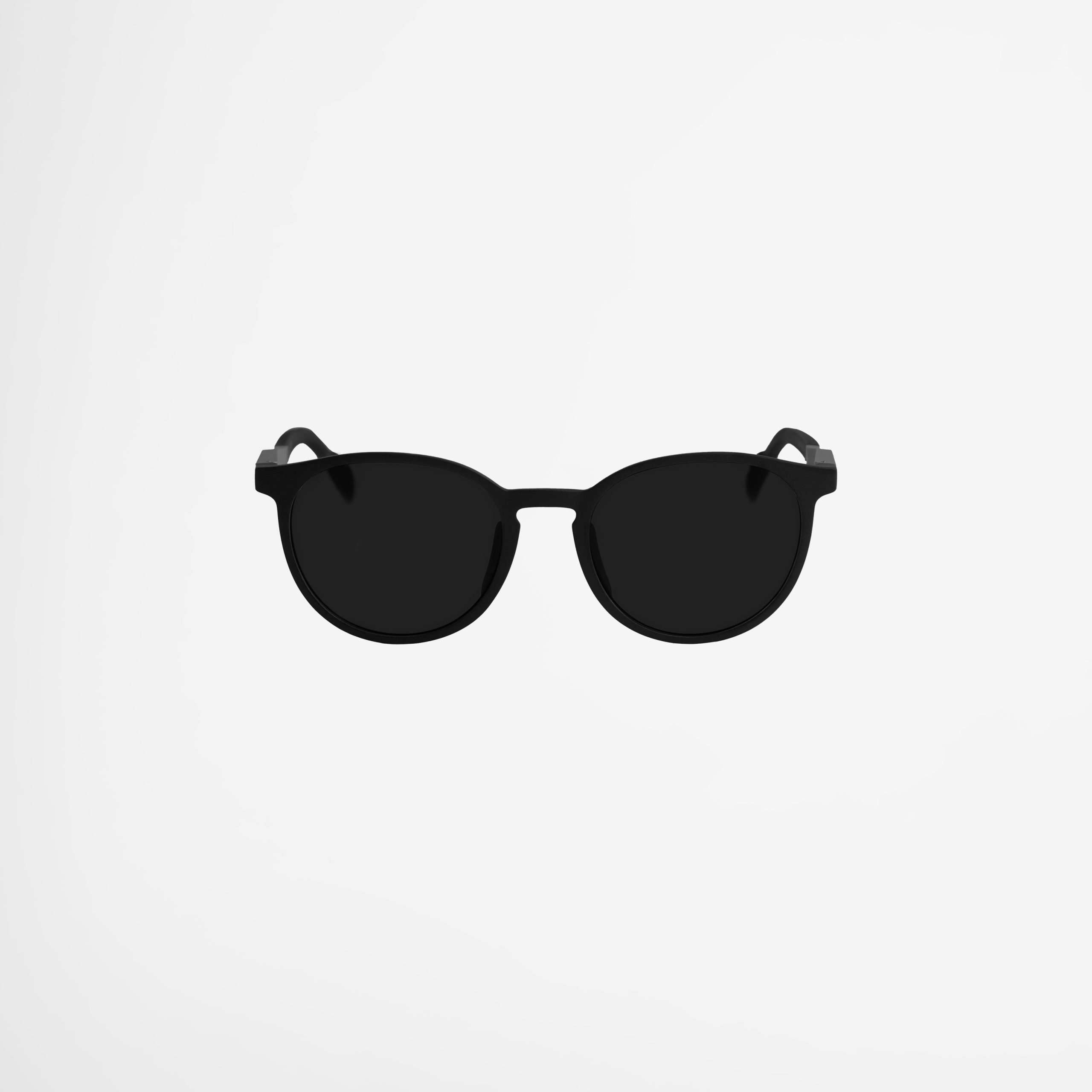 Black Rounded Sunglasses