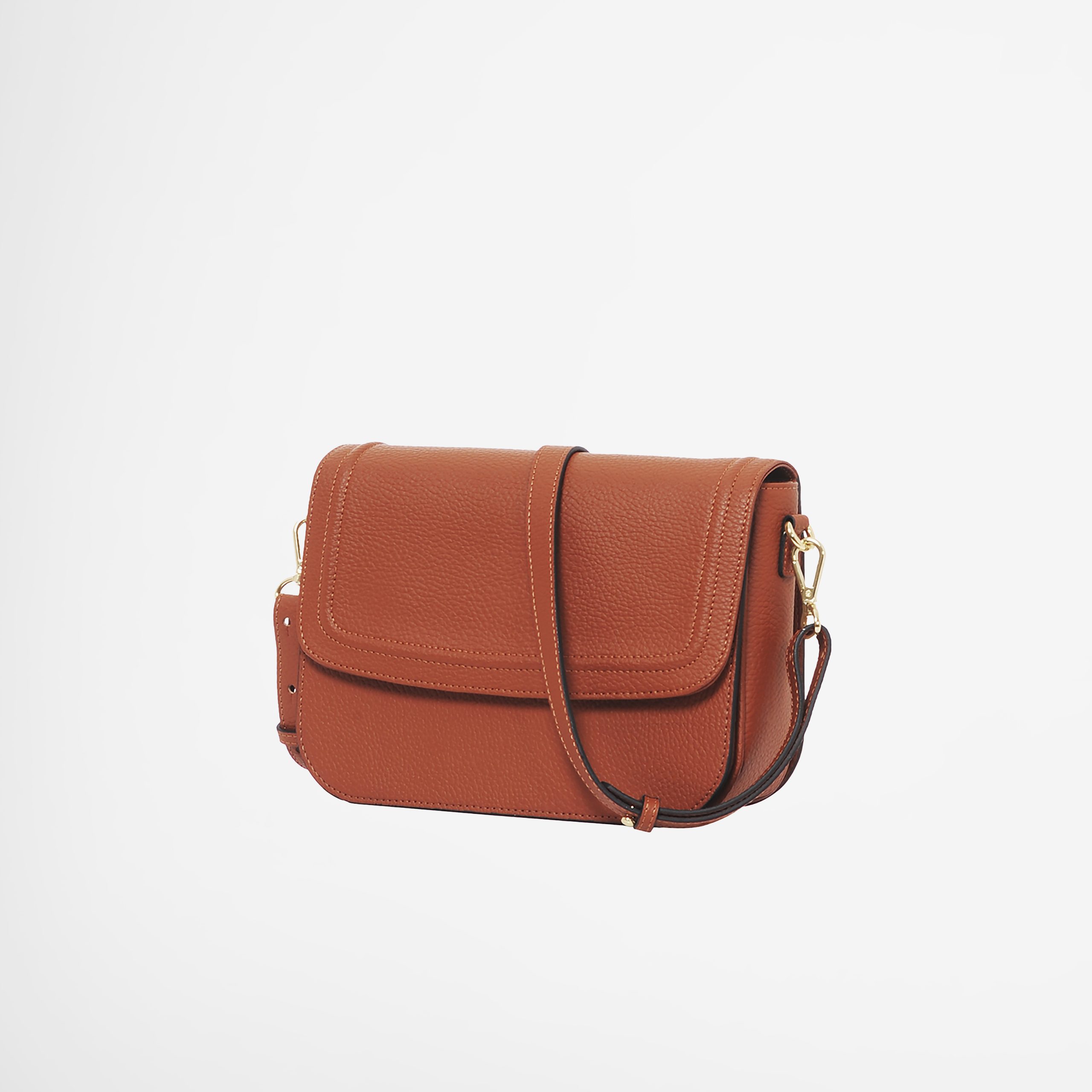 Brown Leather Shoulder Bag