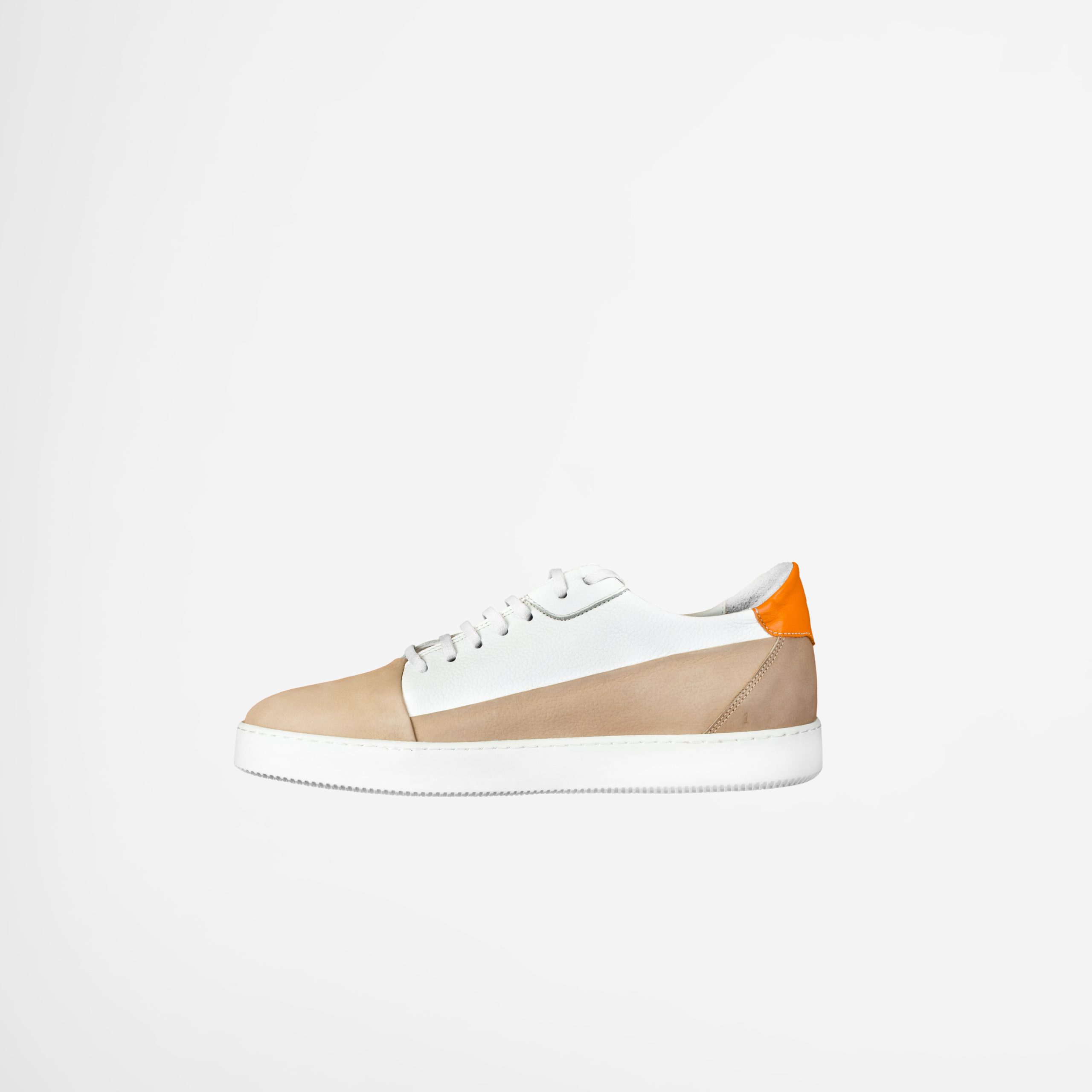 Mixed Leather Sneakers