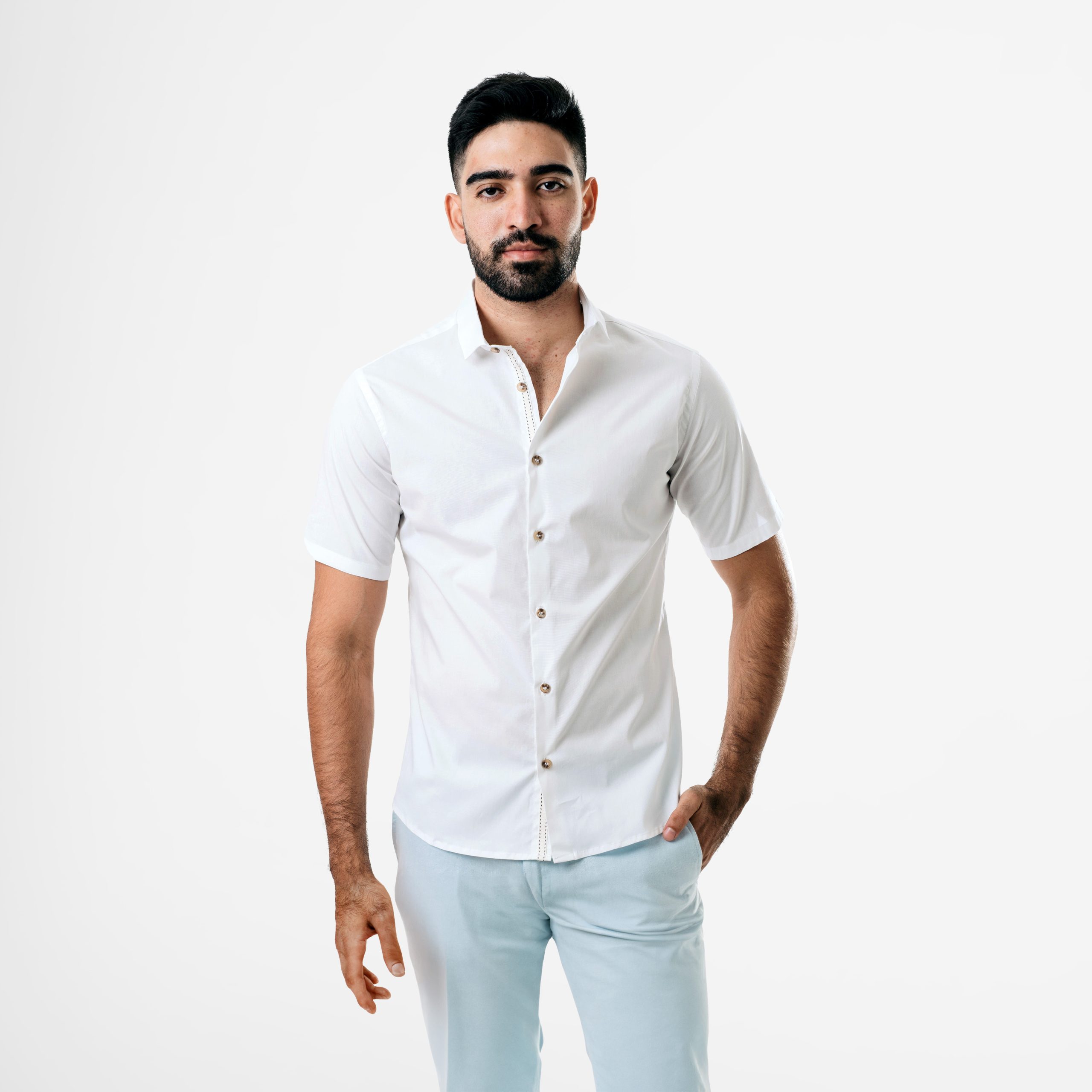 Short Sleeve Cotton Shirt