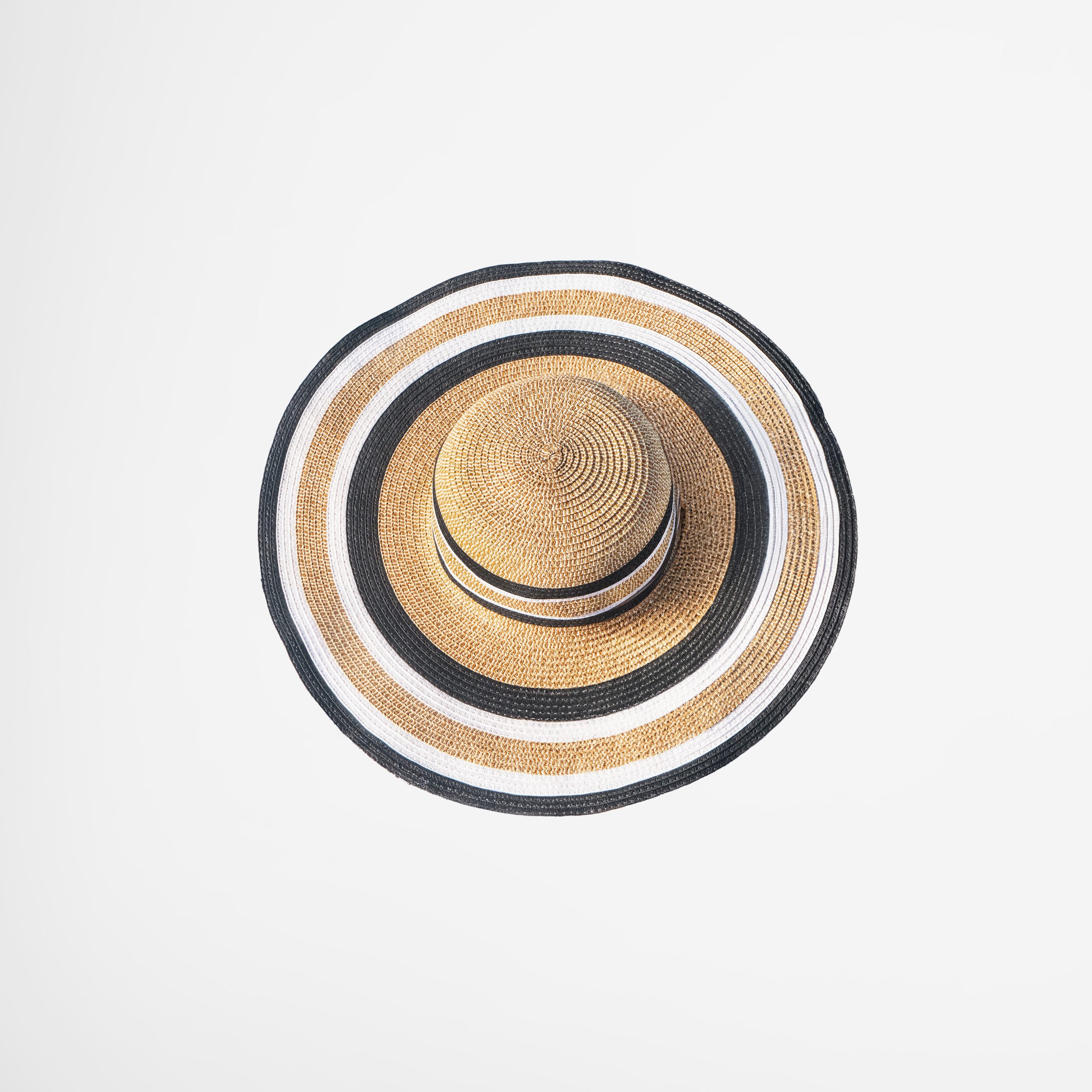 Striped Straw Hat