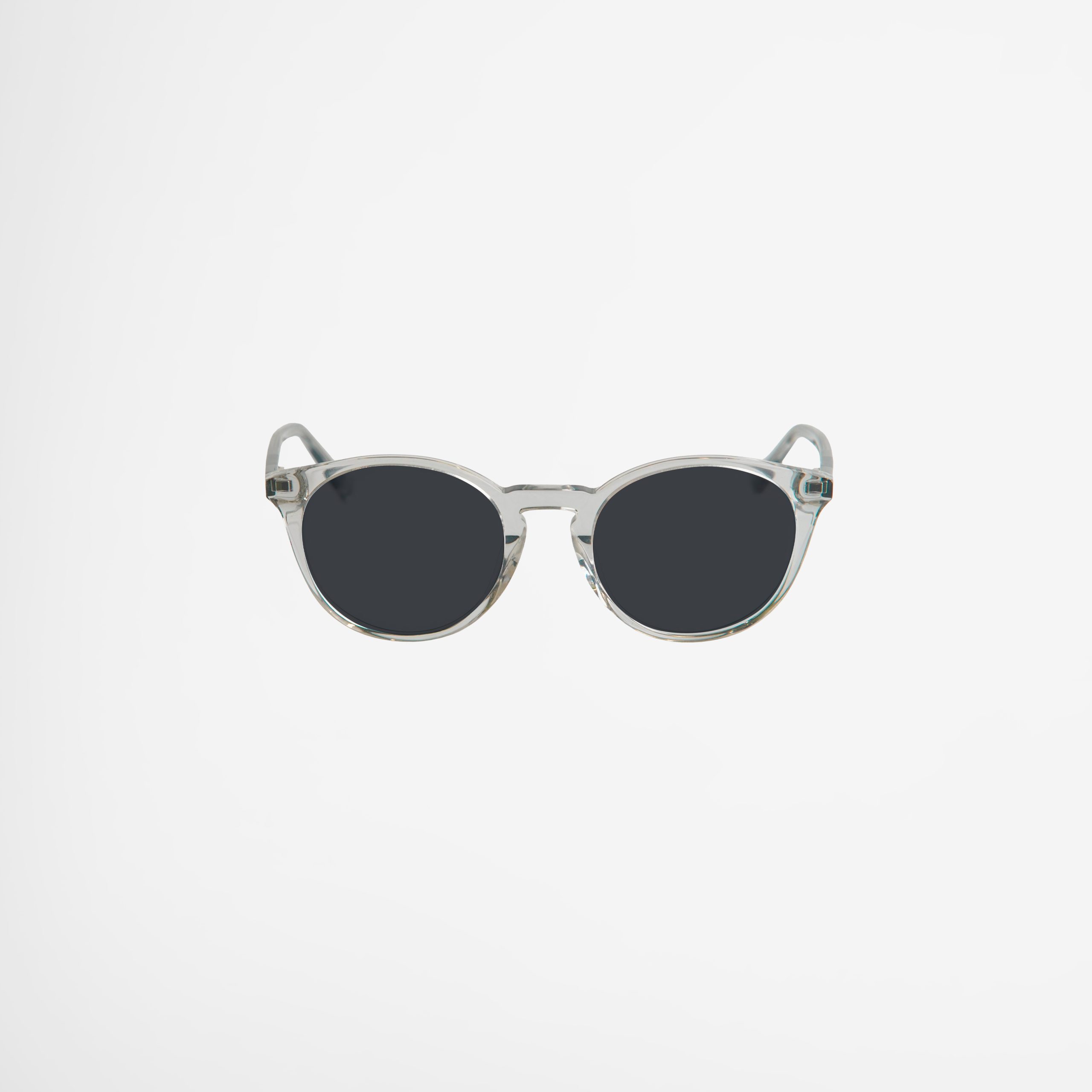 Transparent Rounded Sunglasses